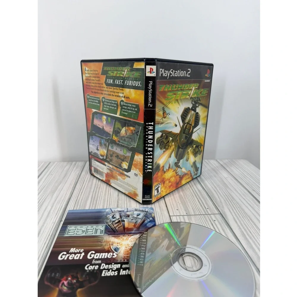 PS2 Thunder Strike Operation Phoenix CIB/Registration Card  TESTED